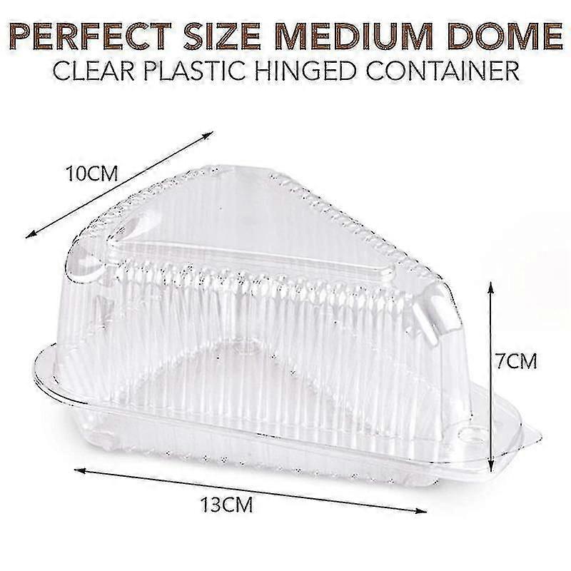 100pcs Triangle Cheesecake Boxes Slice Cake Box Triangle Pie Holders Cake Boxes For Bakery Party We