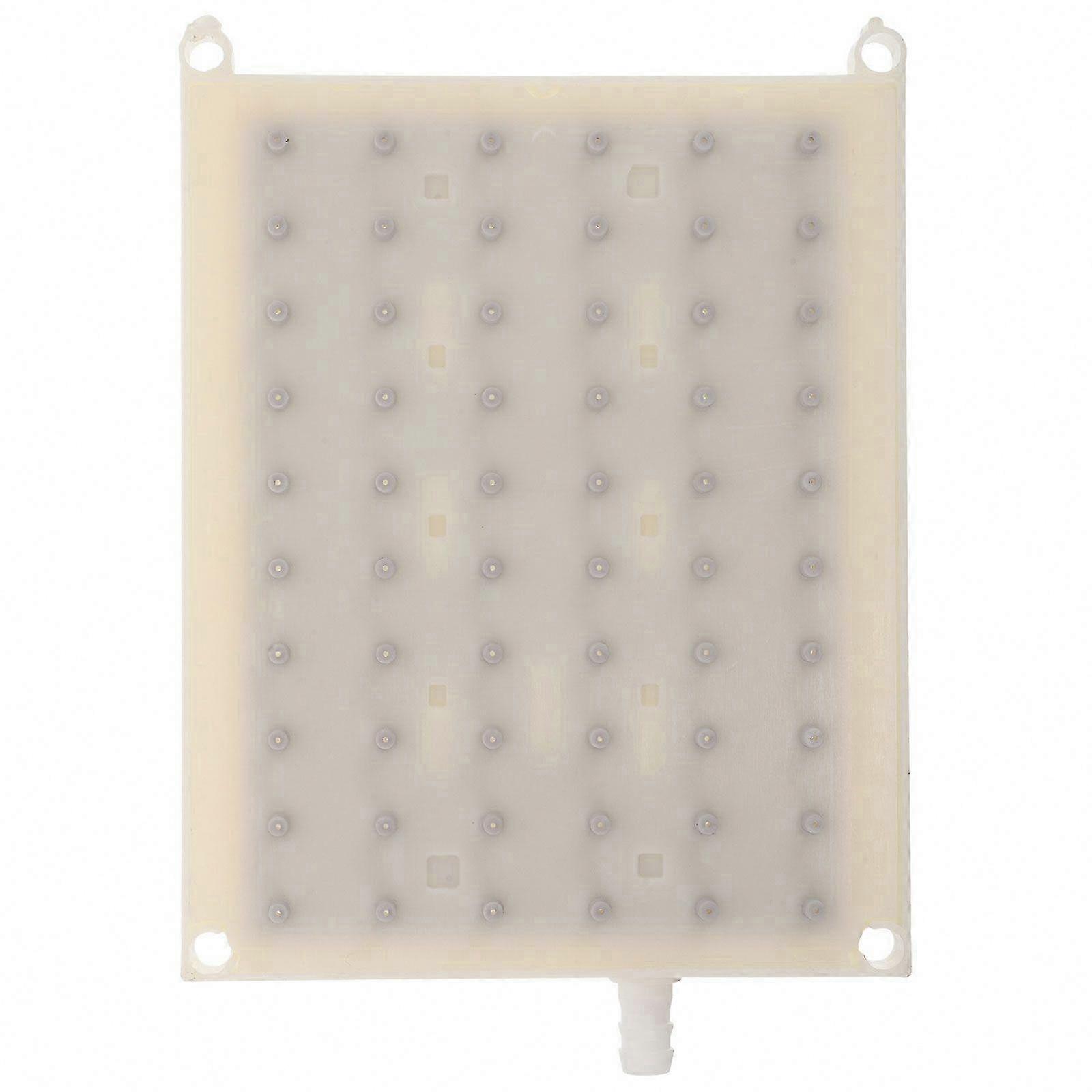 Replacement Rainfall Shower Head Plate, 6x10 Hole Insert Type Rectangular Top Spray Nozzle Screen, Waterfall Effect Bathroom Accessory