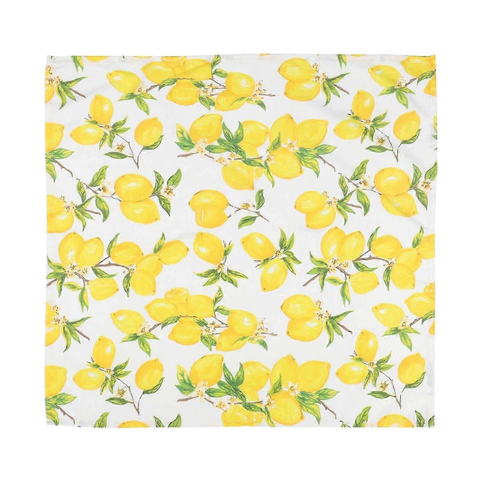 Lovely Lemon Pattern Tablecloth Creative Digital Printed Decorative Table Cloth
