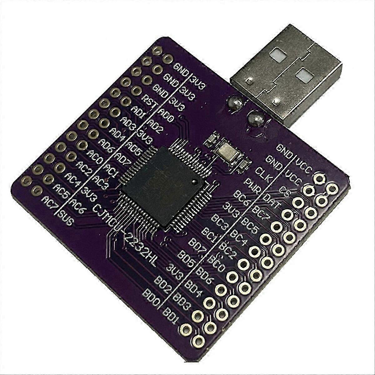 CJMCU-2232 FT2232HL USB to UART/FIFO/SPI/I2C/JTAG/RS232 Module External Memory
