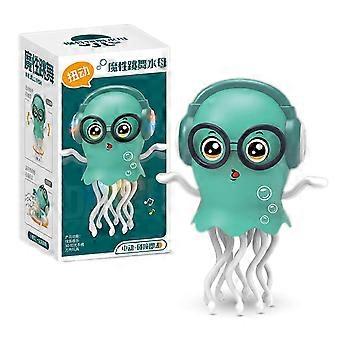 Magisches elektrisches tanzendes Oktopus-Spielzeug mit LED-Licht und Musik, verspielte automatische Ausweichmanöver, kriechender tanzender Oktopus, intelligentes tanzendes Tintenfisch-Babyspielzeug