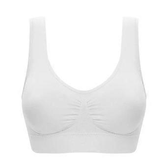3 Pack Women Sports Bra Wirefree Yoga Bras Tank Top High Intensity Push Up Three Colour Solid Colour Elastic Sports Bra