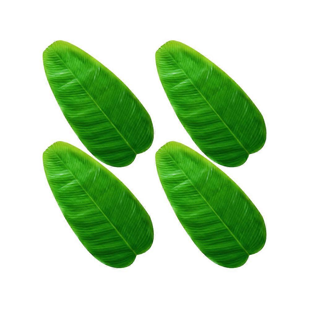 Hawaii Table Leaf Placemat for Table Protection 4Pcs Set