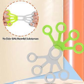 Fingerträning Silikon Hand Expander Finger Handgrepp Fingersträckare Tränare Styrka Motståndsband Handledsövning Hand Expander Verktyg Underarm R