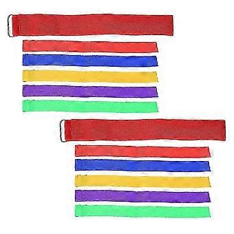 Elastic Streamer Chasing Ribbon Running Waist Band Children Parents-Child Activity Family Game Toy yujy