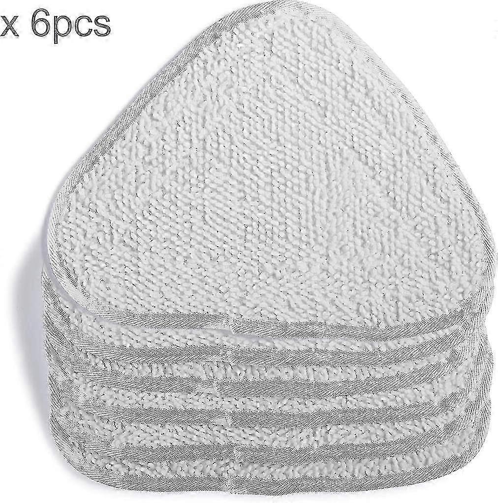 6pack Microfiber Steam Mop Pads Replacement Compatible With Vileda 100
