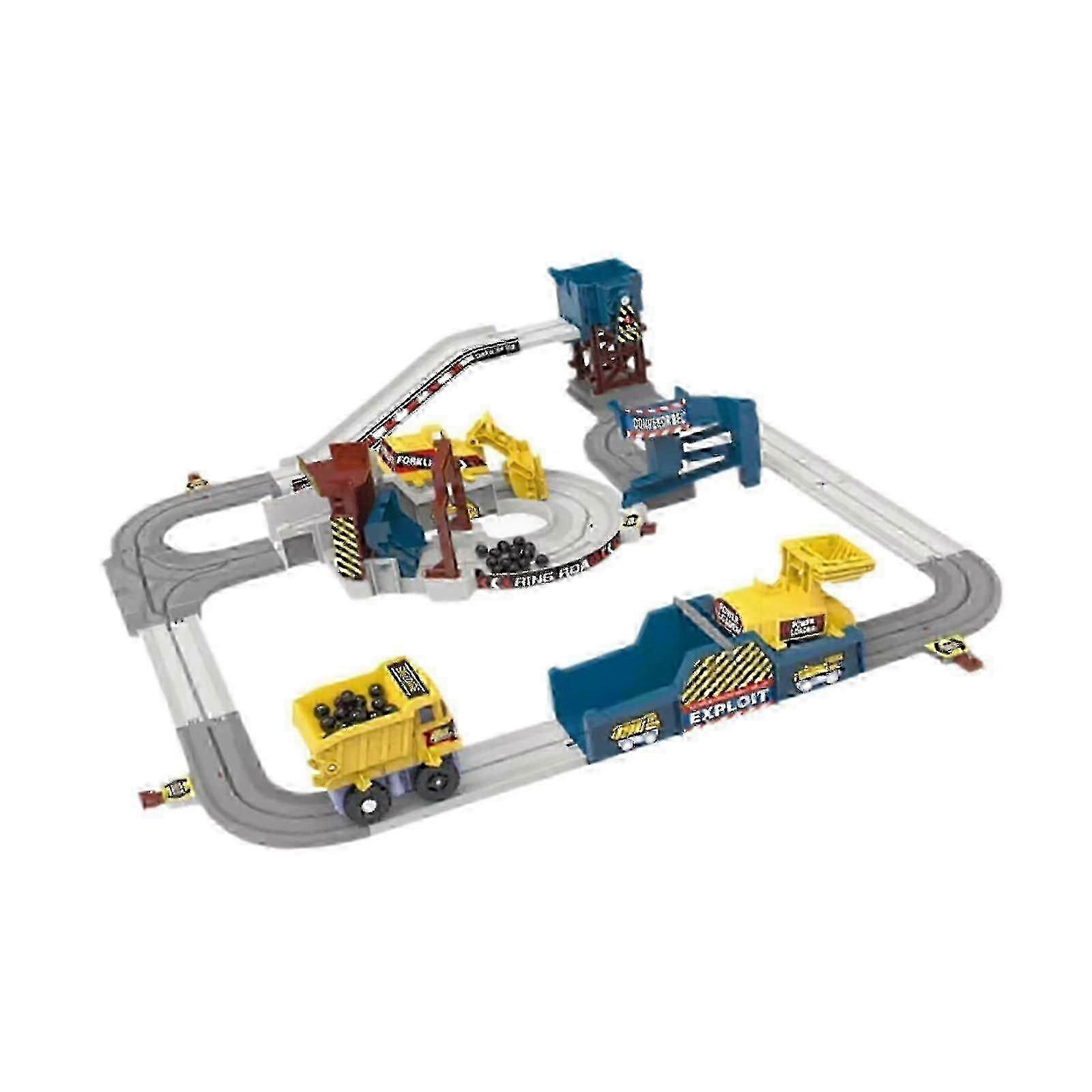 Quarry Engineering Train Set Engineering Rail Car Playset Educational HheJ2