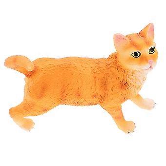 Schattig miniatuur katje, plastic speelgoed voor kinderen, huisdecoratie, 15 x 4,5 x 14,7 cm (5,9 x 1,8 x 5,8 inch), 1 stuk