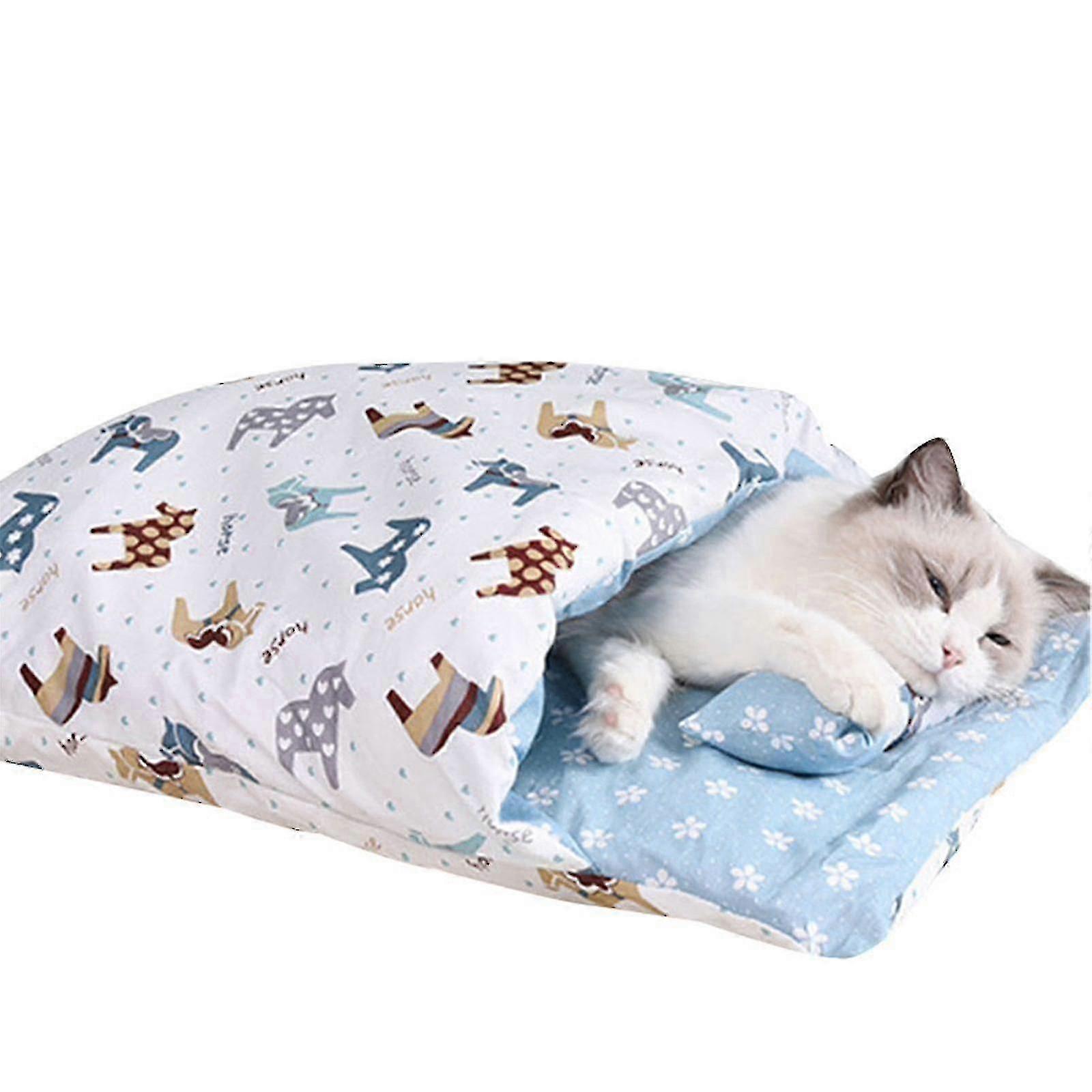 Breathable Cave-Shape Cat Sleeping Bag