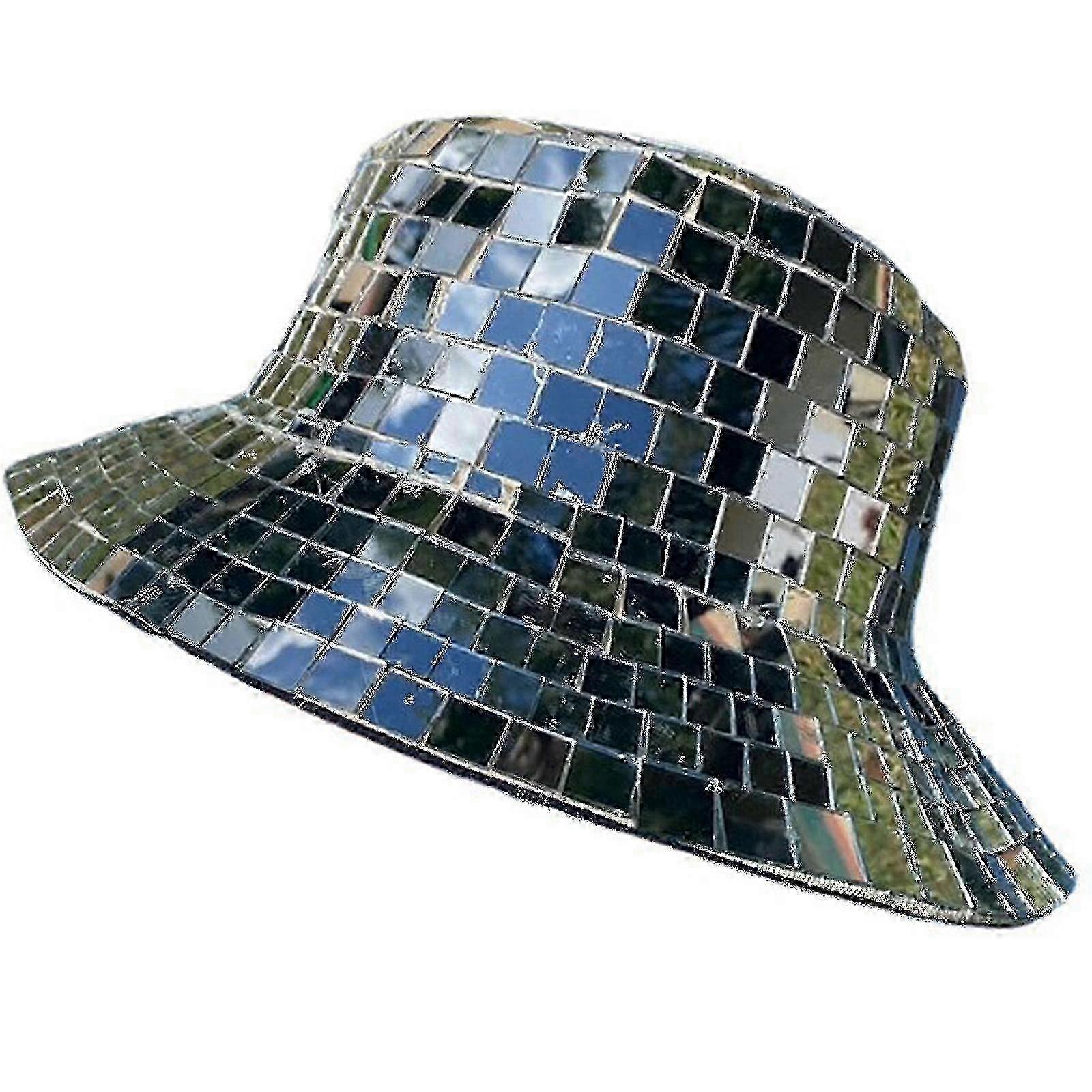 Shimmering Glass Rhinestone Visor