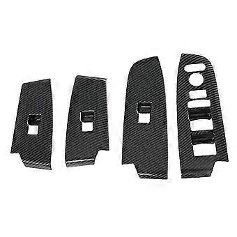 For E:ns1 Ens1 2022 Carbon Fiber Abs Car Glass Switch Lift Button Cover Trim
