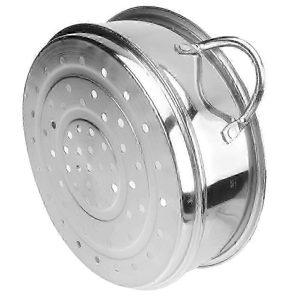 Silver Stainless Steel Food Steamer Multi-Function Steaming Tool