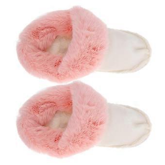 Pink Winter Fluffy Shoe Insert compatible with Warm Insulation 1Pair Detachable Plush