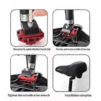 Dual-Spring Wide Comfort Bike Seat