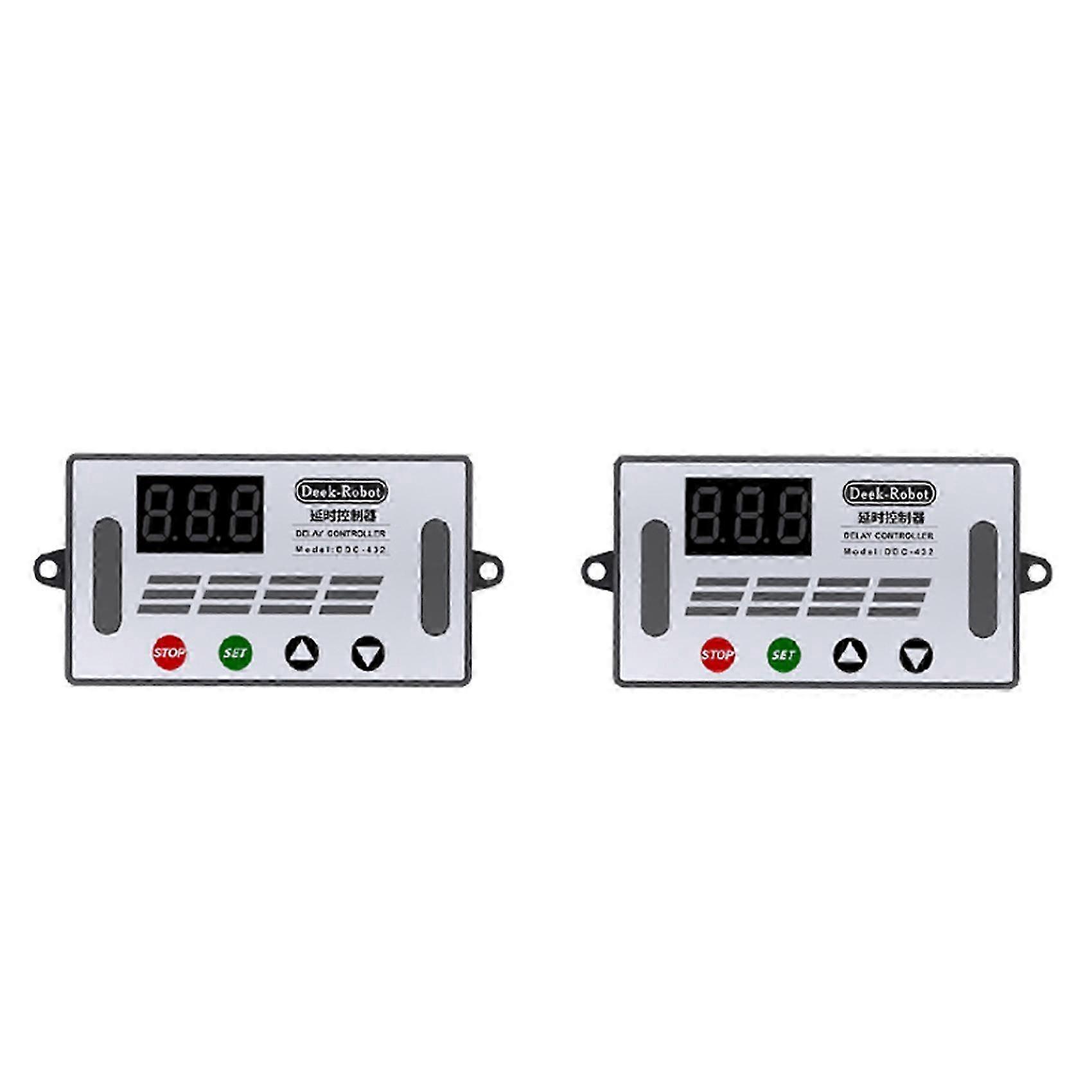 2X Deek-Robot DDC-432 Dual MOS LED Digital Delay Controller Time Delay Relay Trigger Cycle Timer Delay Switch