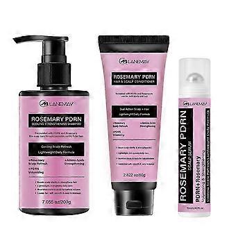 Rosemary PDRN Hair Care Set, Shampoo, Conditioner, Scalp Serum for Daily Scalp & Hair Care