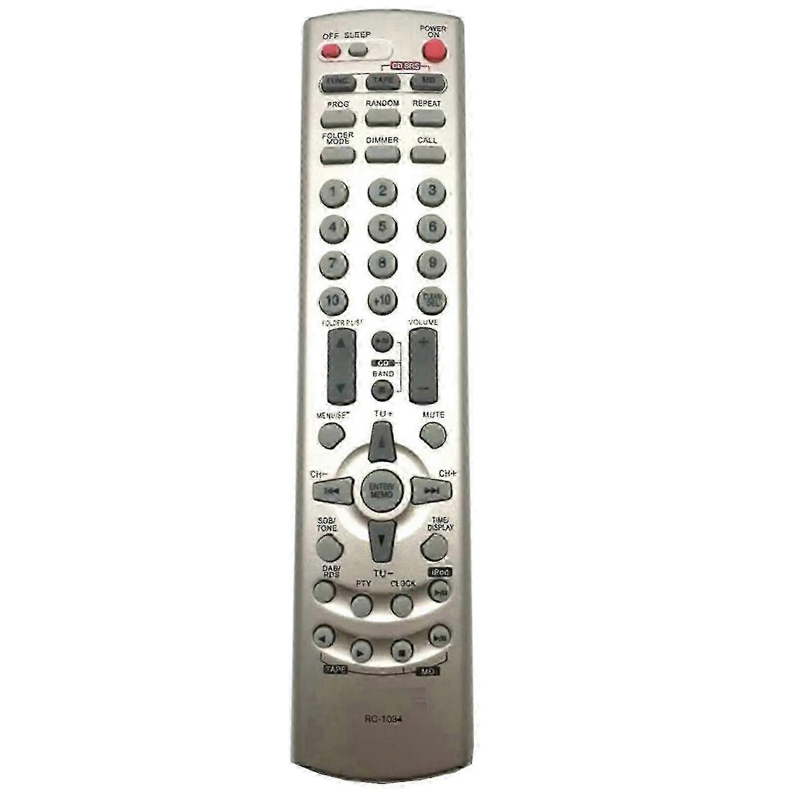 Replacement Remote compatible with Denon RCD-M33/RCD-M33S Audio System (RC1034)