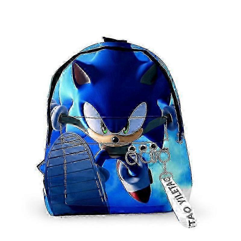 Sonic-Themed Kids Backpack Lunch Bag