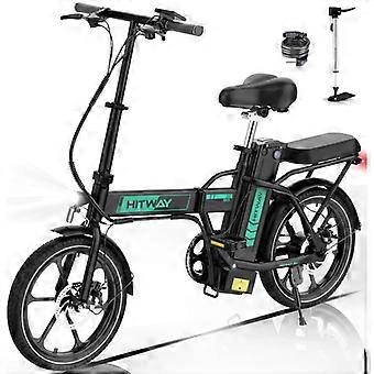 Składany rower elektryczny HITWAY 16" - 36 V - Akumulator 8,4 Ah - Wspomaganie pedału - Darmowa pompka rowerowa