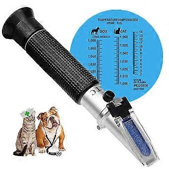 3-in-1 Animal Clinical Refractometer for Measuring Urine Specific Gravity and Serum Protein - Veterinary and Pet Use_BIYZ
