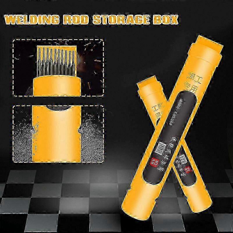 Welding Electrode Storage Box Portable Thickened Plastic Barrel Container