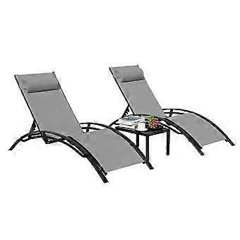 Ligstoelen Set - Stoelen - Campingstoelen - Strandstoelen - Opvouwbaar