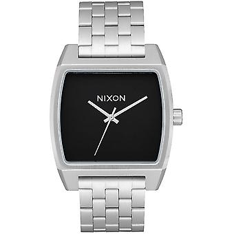 Nixon time tracker watch for Japanese Quartz Analog Woman with A1245000 Stainless Steel Bracelet
