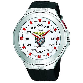 Lorus Club Quartz Analogico Man Orologio con R2329FX9 Bracciale in Gomma