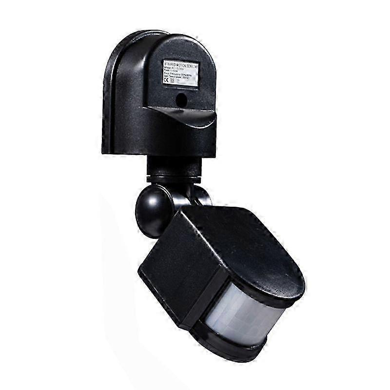 Infrared Human Body Sensor Intelligent Switch Adjustable Angle Ceiling Type Induction Module Wall Mount 220V Black