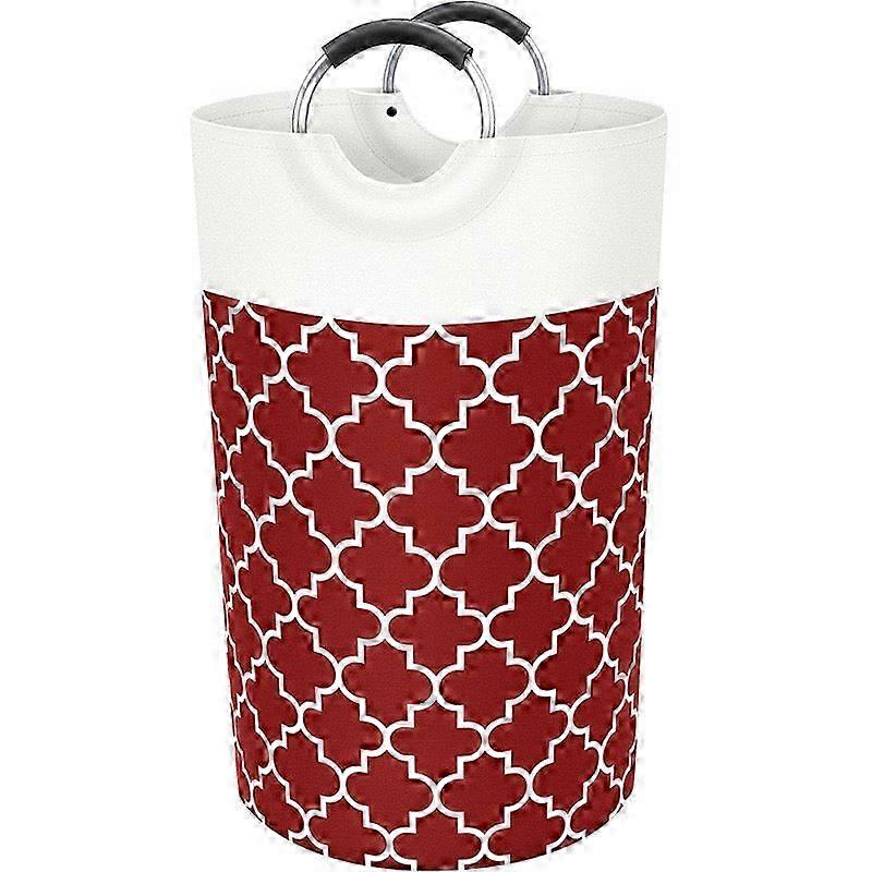Collapsible Tall Laundry Hamper With Sponge Handle
