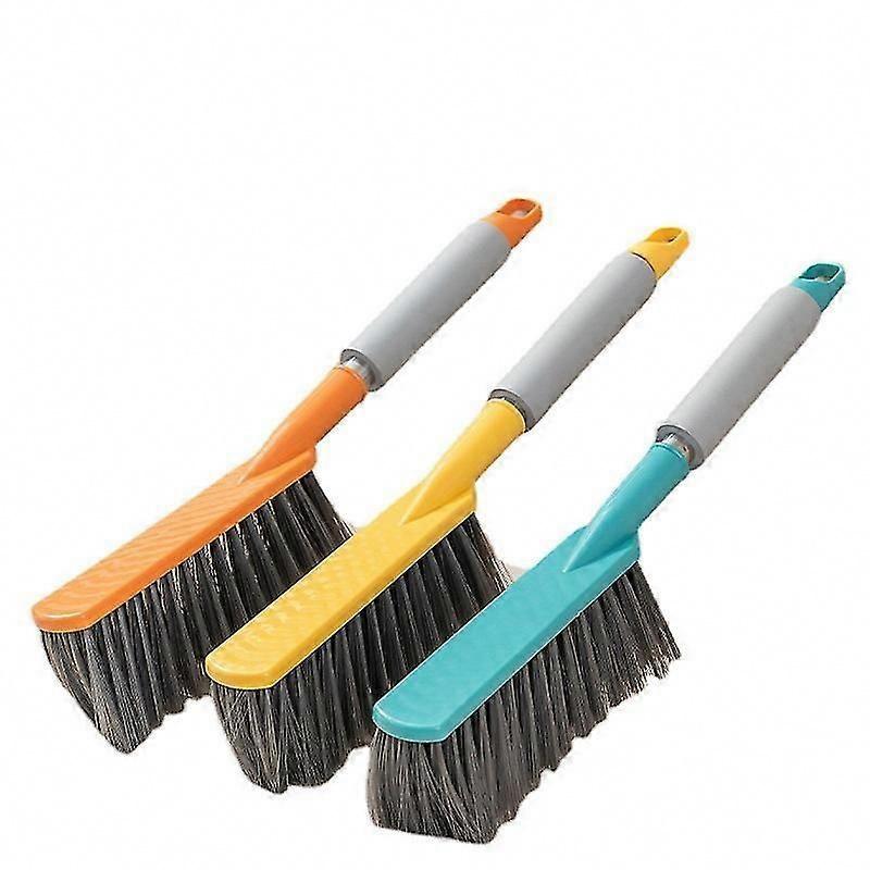 Cleaning Brush Set with Bamboo Handle, Portable 3-Pack
