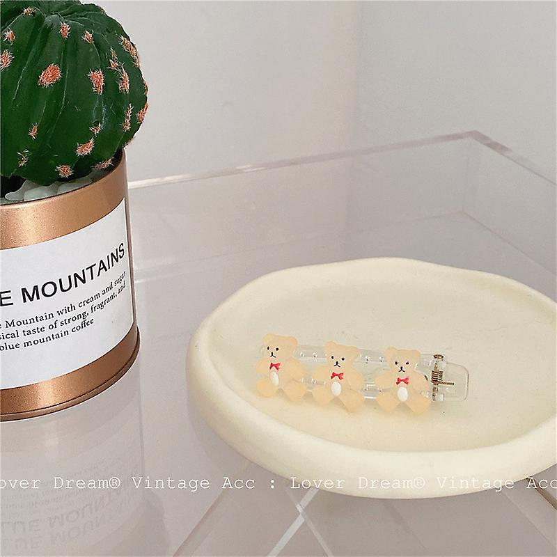 retro geometrisk sløyfe grep klipp koreansk versjon tidevann eddiksyre bue hårnål jente stil sløyfe grep klipp