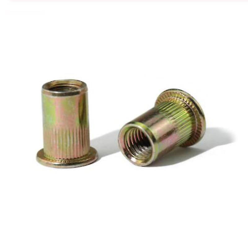 100kpl M6 M8 Sinkitty hiiliteräs knurled mutterit