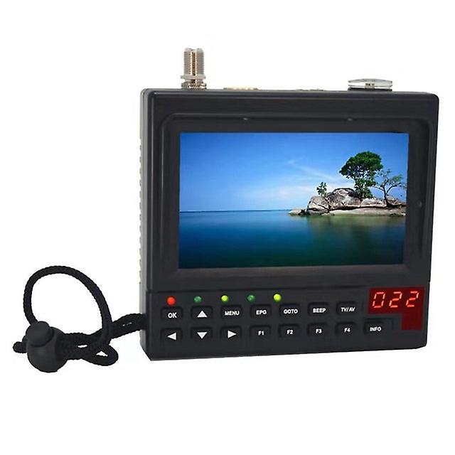 4.3インチポータブルデジタル衛星ファインダーおよびモニターフルHD DVB-s衛星ファインダーメーターKpt-268ah 5.0-euプラグ