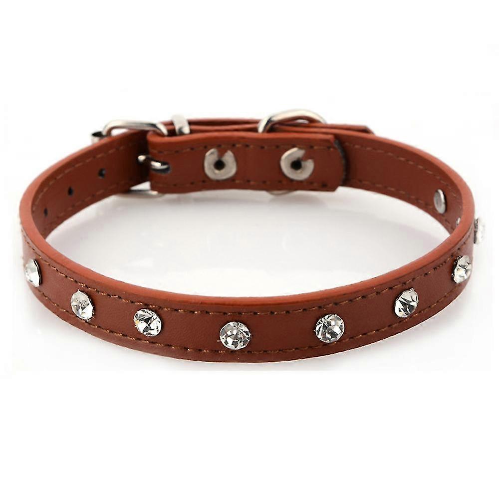 Leather Safety Rivet Cat Collars | Hand Stretch Take | Light And Strong -r