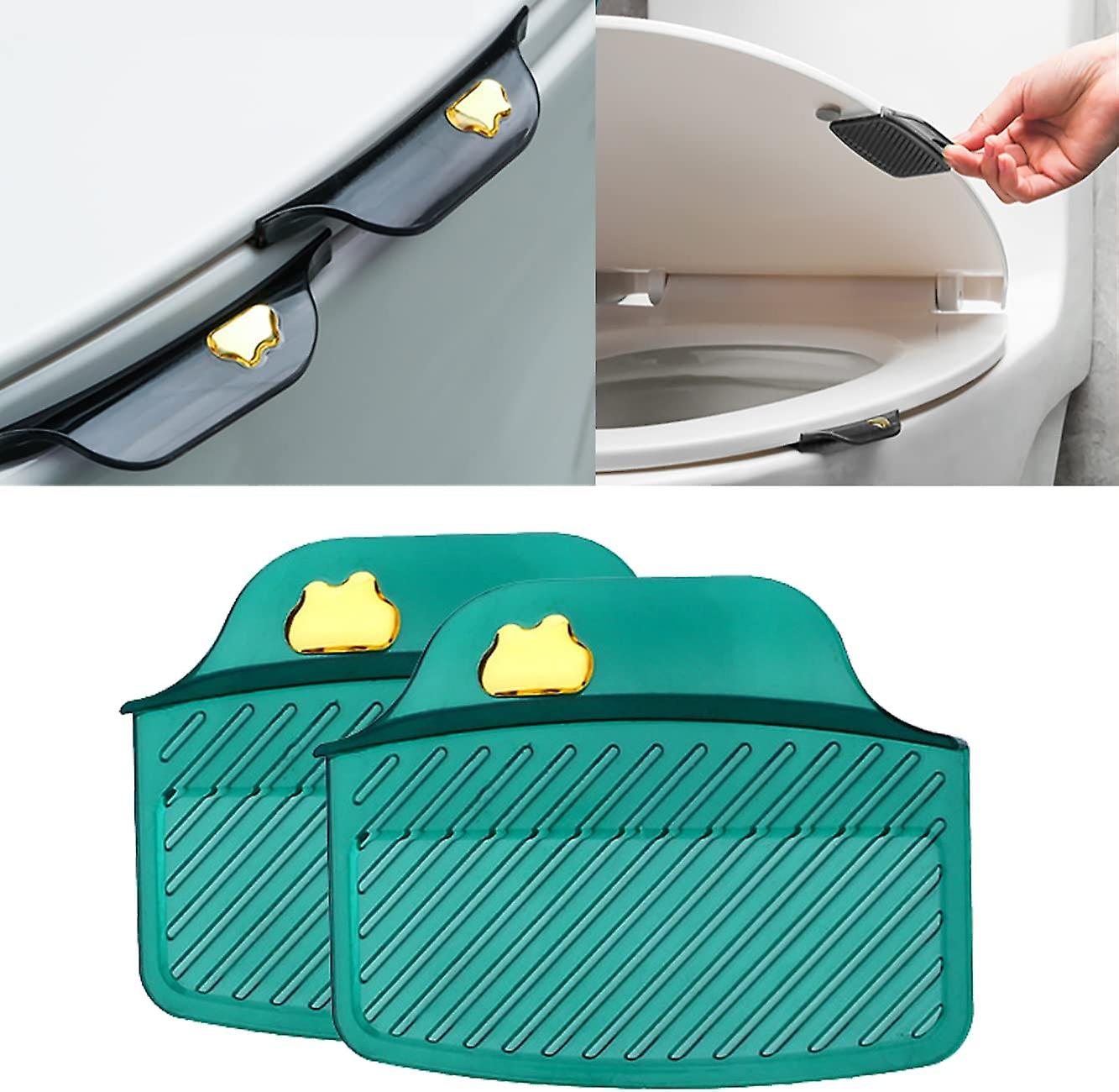 Two-piece toilet seat handle lifter toilet lid lifter suitable for any toilet