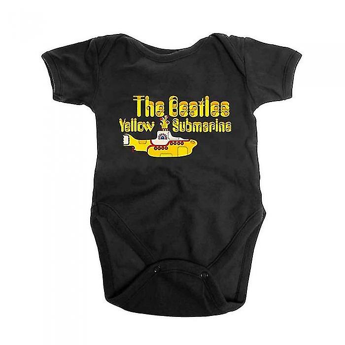 The Beatles Toddler Yellow Submarine Logo Babygrow