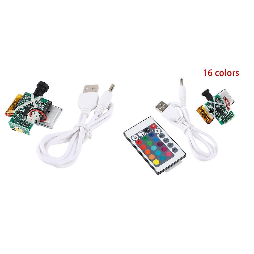 2Pcs 2/16 Colors Usb Touch Control 3D Printing Moon Light Board Lunar Light