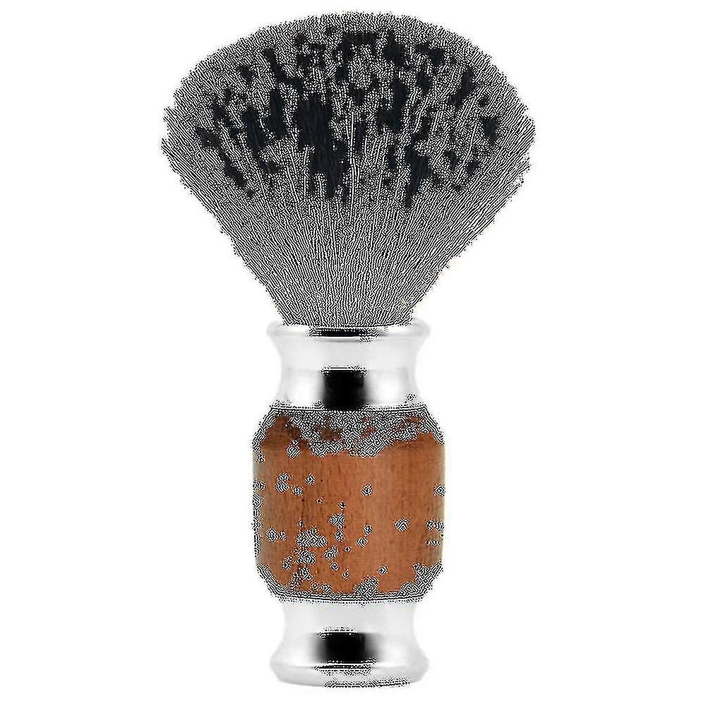 1pcs純粋な毛のひげブラシの木製のハンドルが付いている男性のシェービングブラシはさまざまな毛かみそりを供給します