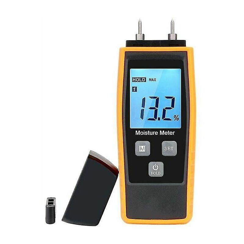 Moisture Tester, Moisture Tester for Walls and Wood, Leak Meter, Moisture, Cement Mortar, Water Content Detector with LCD Display
