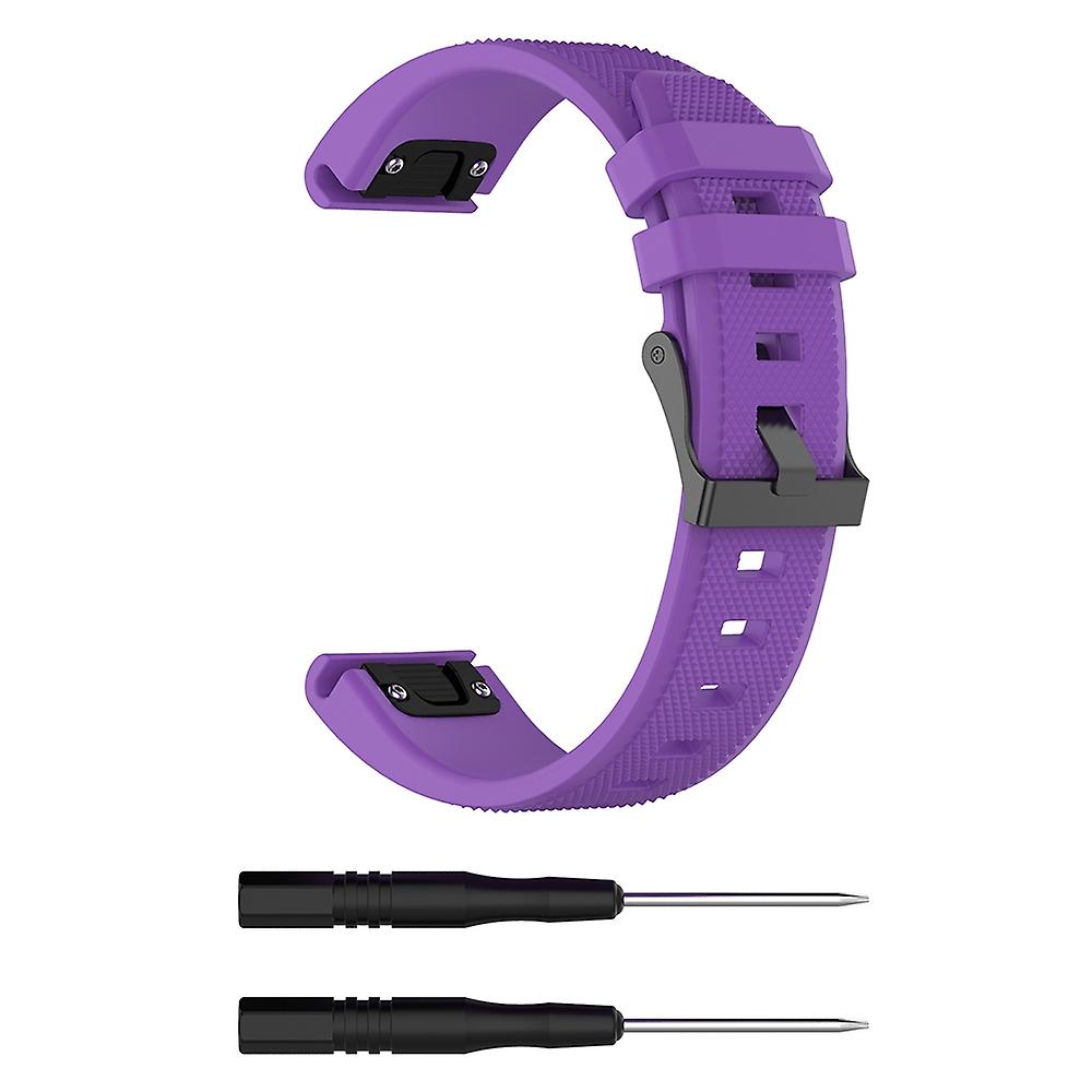 For Garmin Fenix5 (22mm) Silicone Strap