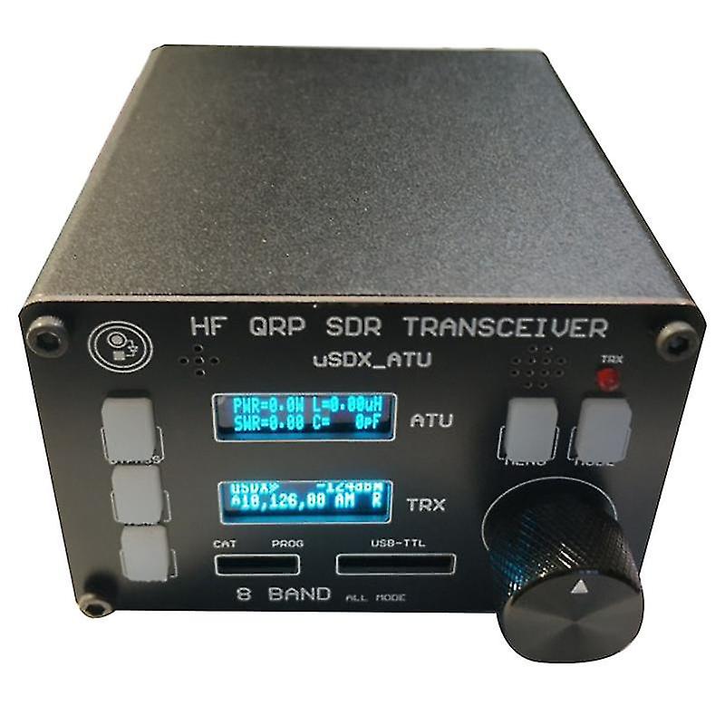 Usdx Sdr Transceiver All Mode 8 Band Receiver Hf Ham Radio Qrp Cw Transceiver Built-in Atu-100 Ante
