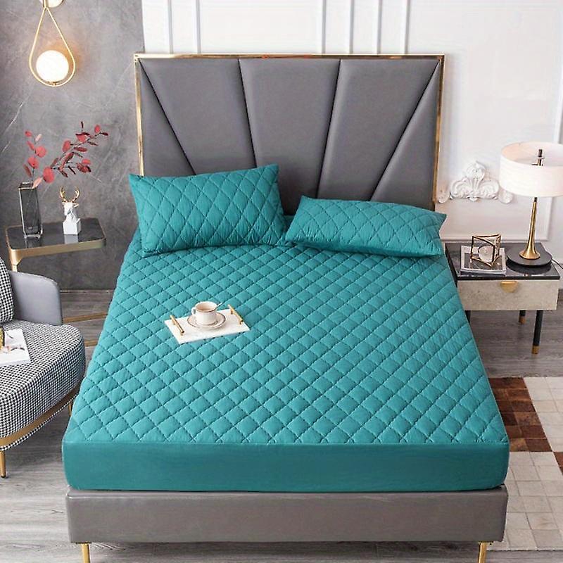 3pcs Fitted Sheet Set ( 1 Fitted Sheet + 2 Pillowcases) Waterproof Bed Cap With Wool And Cotton Clamps Mattress Cover For Bedroom