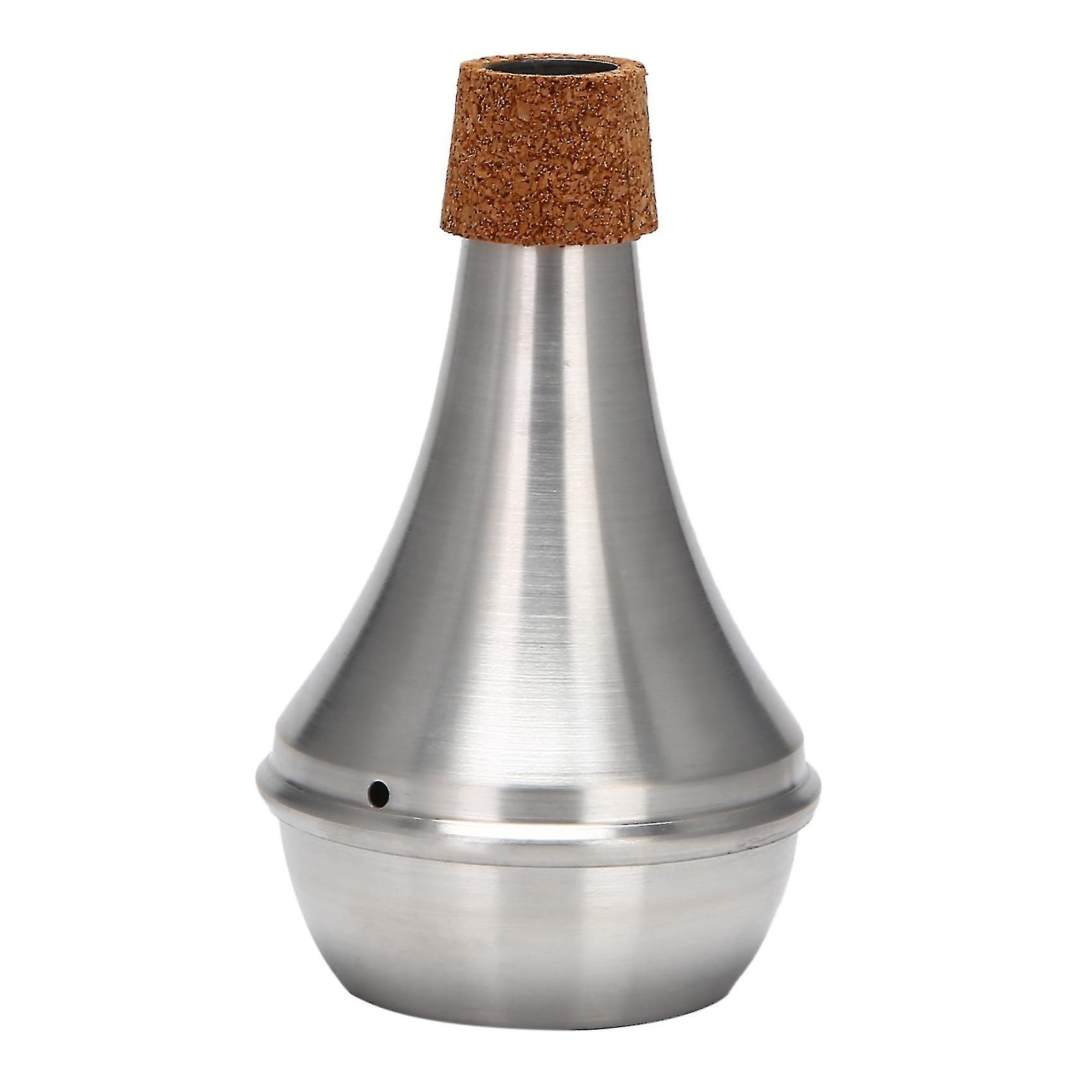 Trumpet Whisper Mute, Lightweight Aluminum Alloy Practice Silencer Musical Instrument Part Accessor