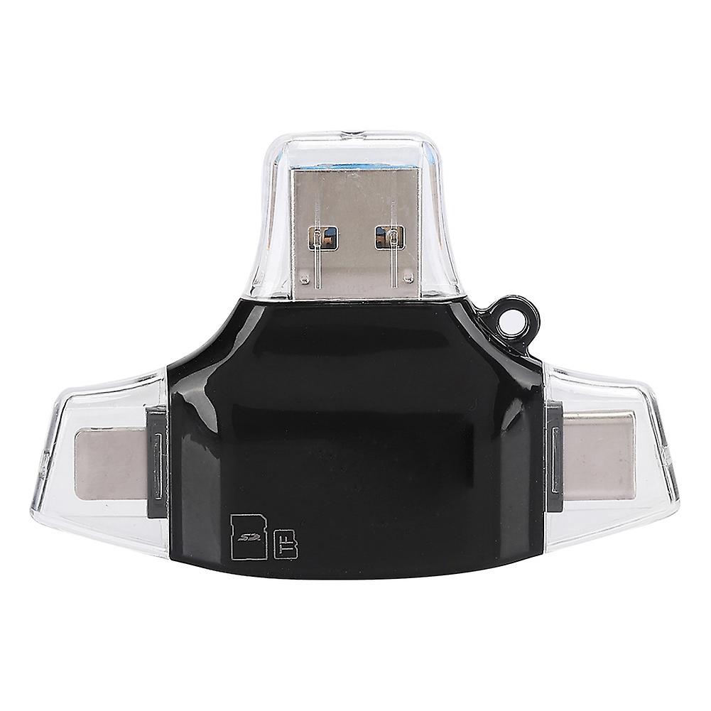 Multi-Function 4-in-1 Memory Card Camera OTG Reader for iOS - Portable & Reliable