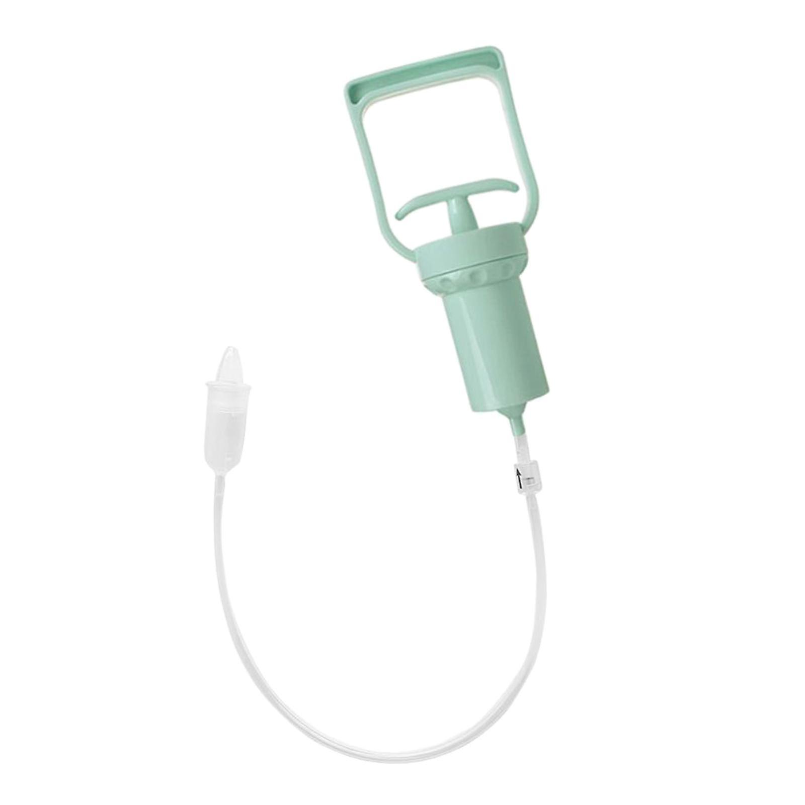 Nose Aspirator For Infant Reusable Strong Suction For Baby Toddlers Newborns White