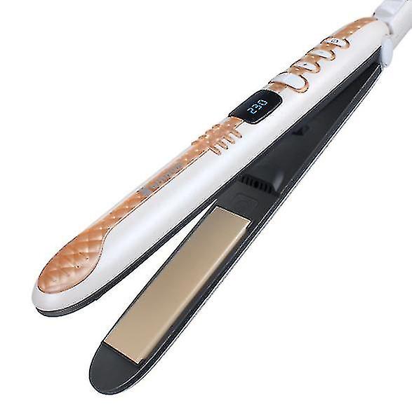 Hair Straighteners Dual-use Curling And Straightening Hair Electric Splint Hair Straightener Gold
