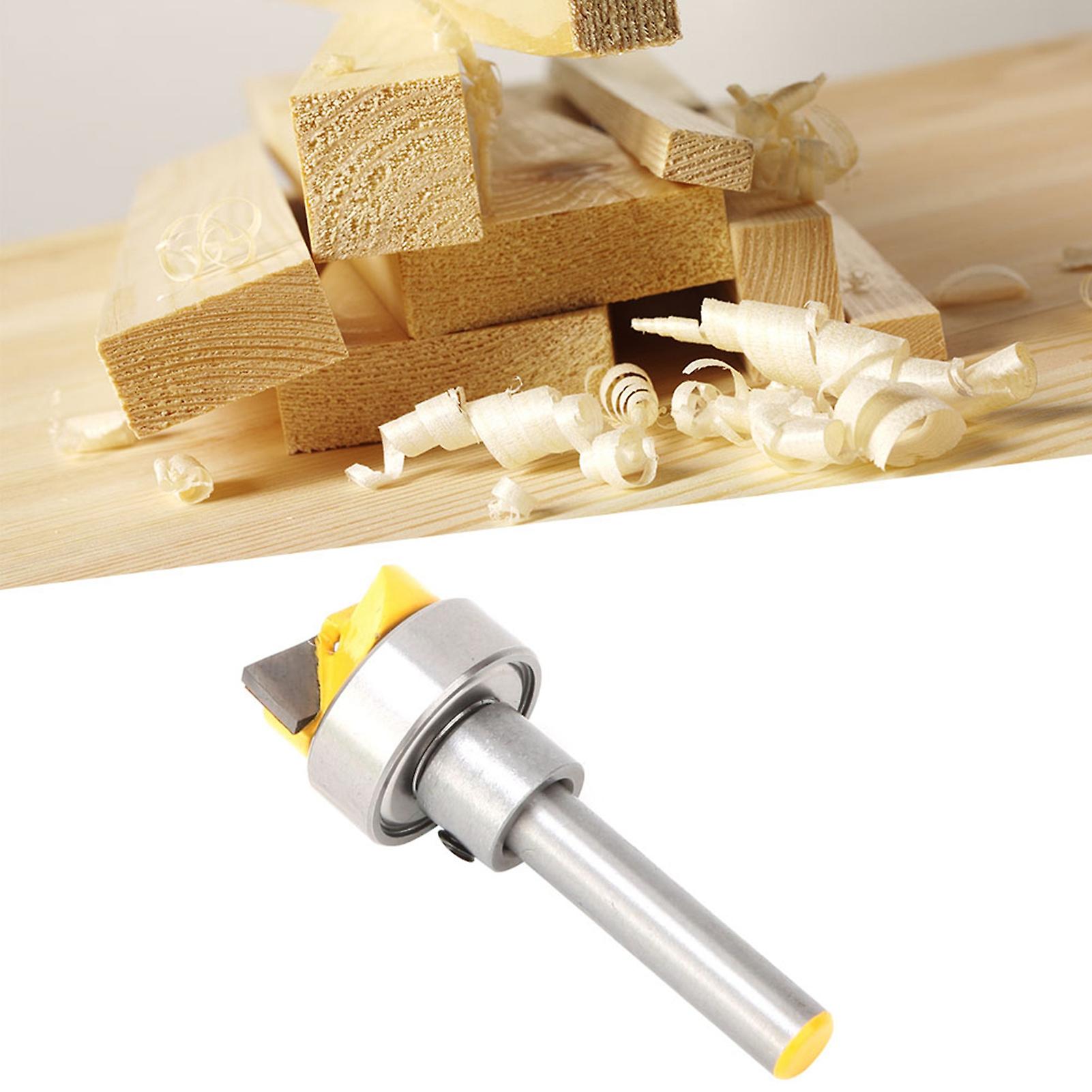 1Pc 1/4" Shank Hinge Template Router Bit 19mmx6.35mm Carbide