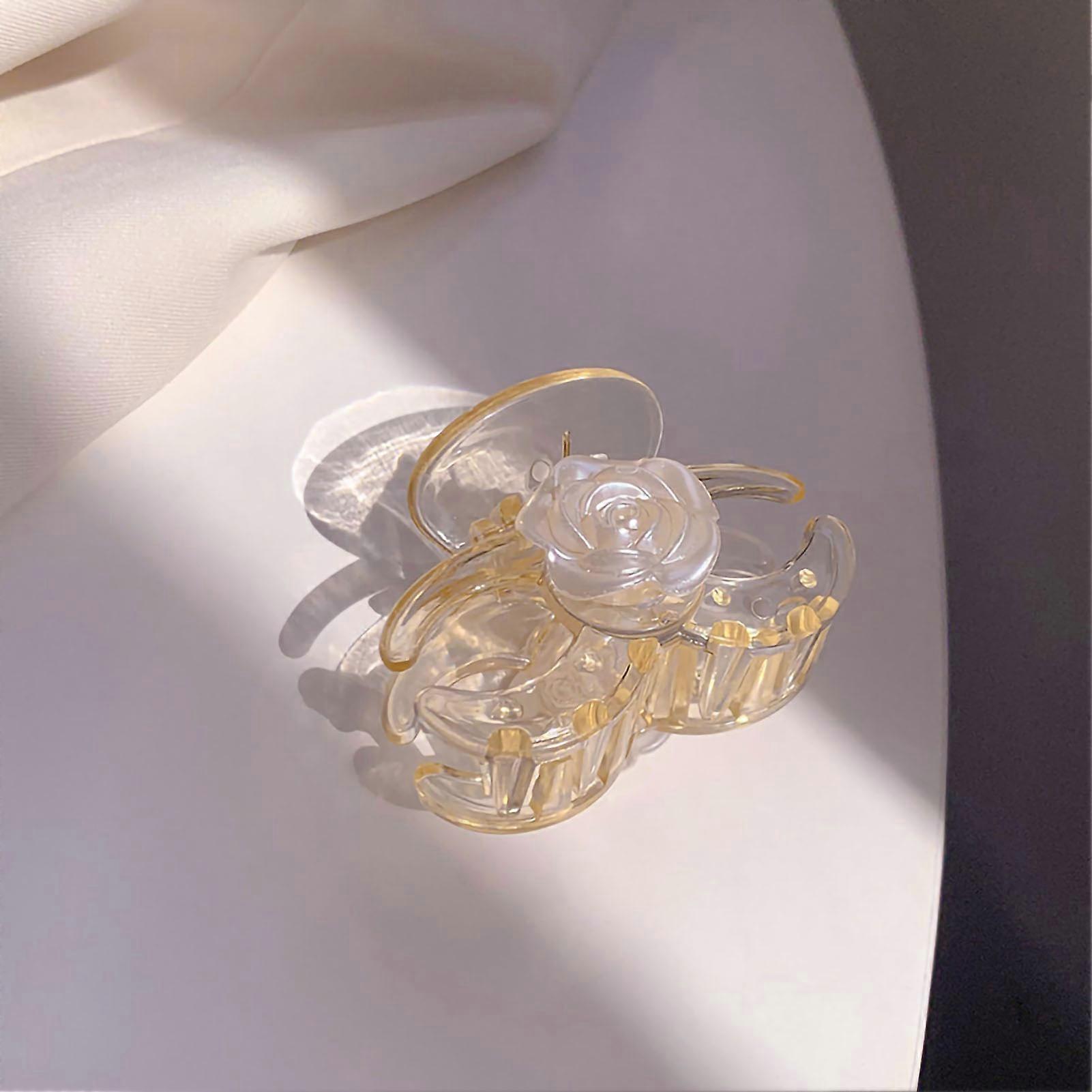 Type 17 Small Hair Claw Clips - Bright Color Large Acrylic Clips with Strong Hold for Stylish Hairdos