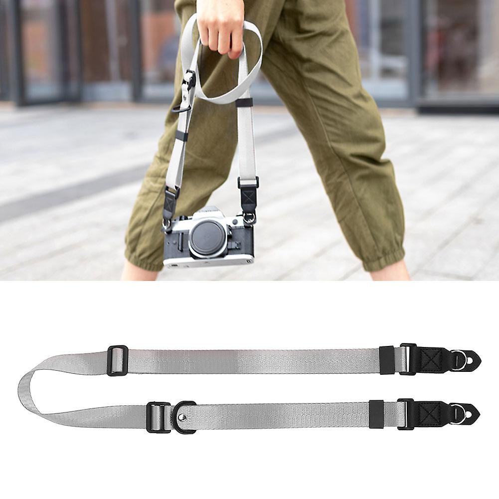 Universal Adjustable Camera Strap 135cm Silver Shoulder Belt